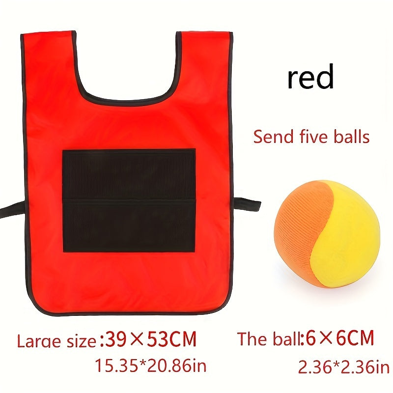 Interactief Sticky Bal Vest Spel | Actief Buitenplezier voor Kinderen