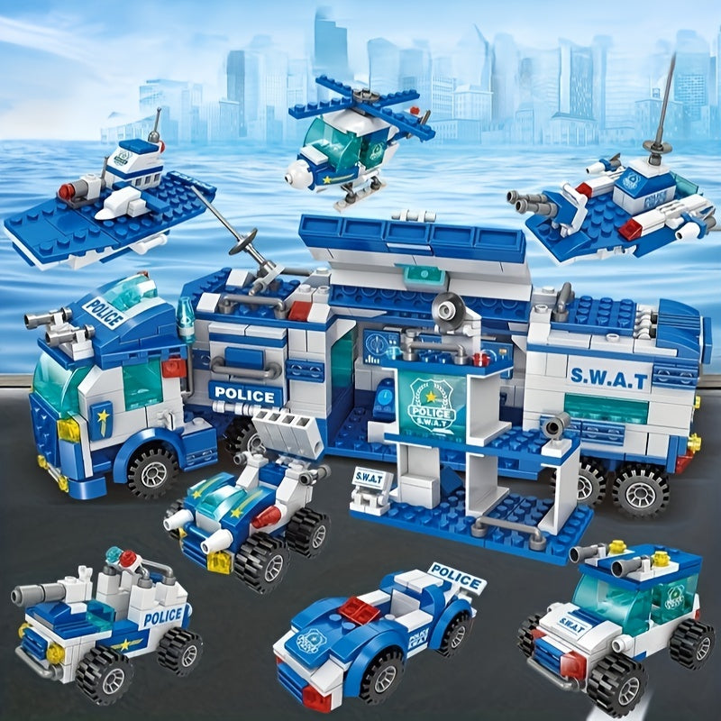 SWAT-/politie-/brandweerbouwsets voor kinderen - Geweldig voor Halloween- en kerstcadeaus.