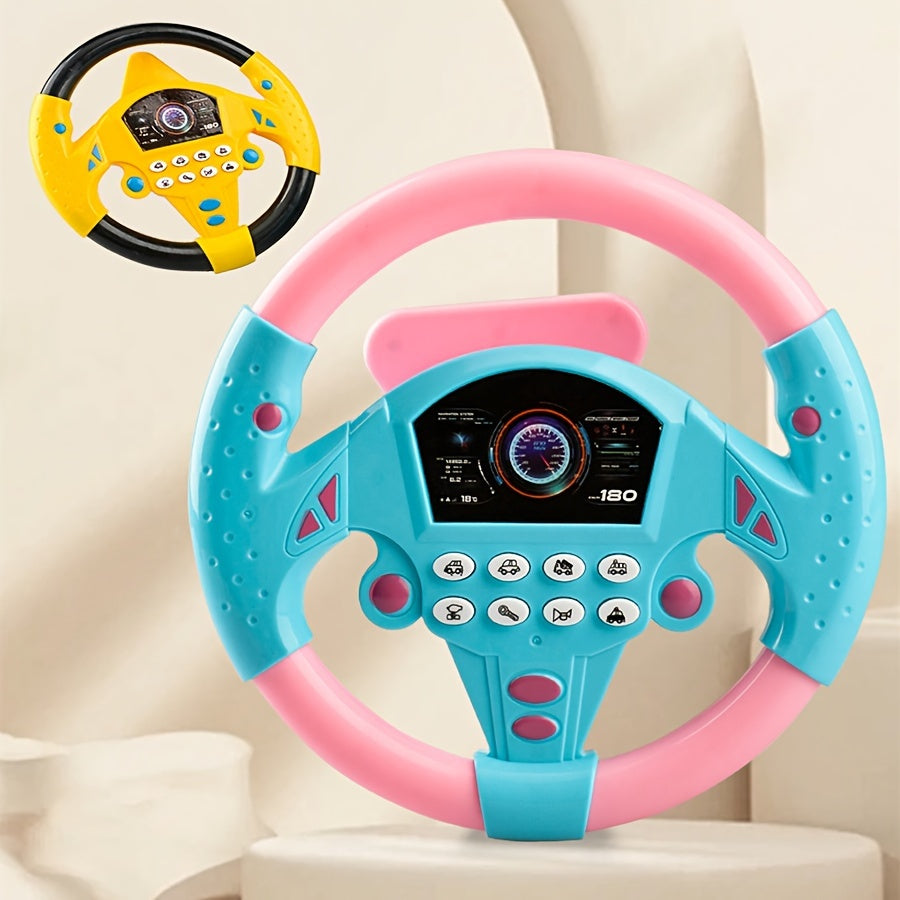 Educatief Stuur Speelgoed | Simulatie Rijdende Game met Geluidseffecten | Perfect Rollenspel Cadeau