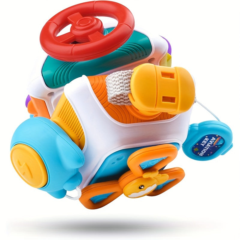 Activiteitenkubus voor Baby’s met Handvangbal – Educatief Sensorisch Speelgoed 18+ Maanden