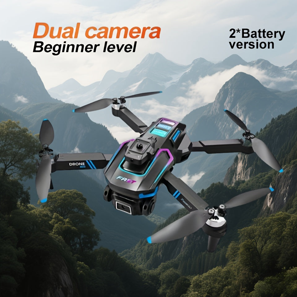 Slimme Drone met 360° Rolfunctie | Optische Flow Positionering | Dubbele Camera | Beginner Vriendelijk Cadeau