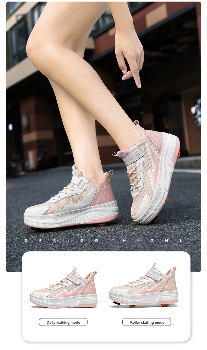 Jongens Rolschaatsen | Comfortabel met Afneembare Wielen & Remkop