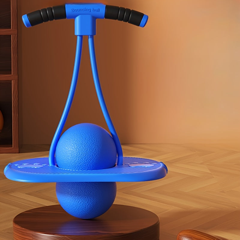 Balans Springbal – Fitness Speelgoed voor Binnen & Buiten met Handvatten | Elastische Bouncy Ball voor Kinderen & Volwassenen, Core Training & Stabiliteit
