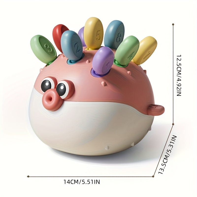 Pufferfish Bouwspeelgoed | Kleurrijke Educatieve Blokken voor Peuters | Cadeau Idee