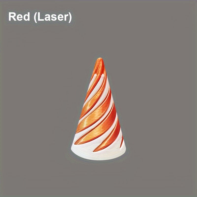 Dubbelzijdige Kinetische Spinning Cone | 3D Spiraalspeelgoed | Voor Leeftijd 14+ | Halloween/Kerstcadeau