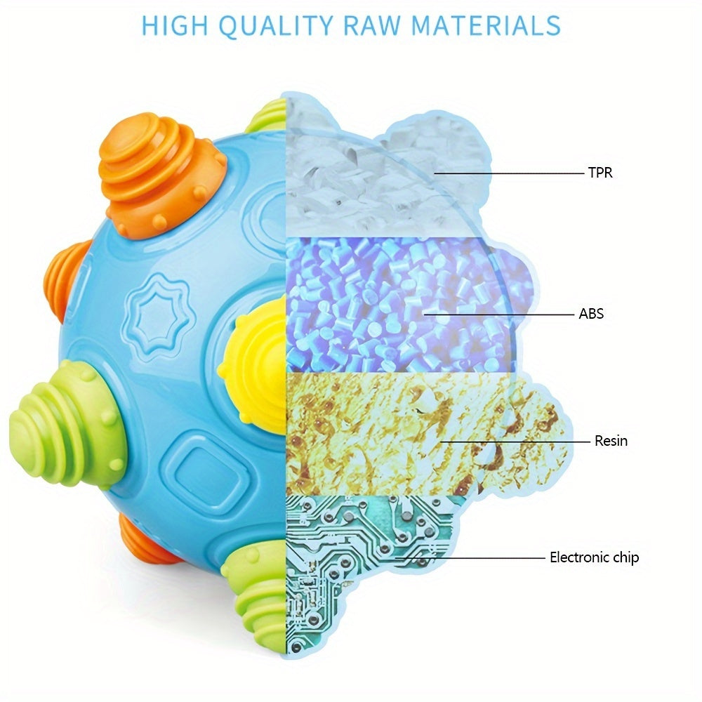 Interactieve Muziek Bal voor Baby's en Peuters - Dansende Sensorische Speelbal met Licht en Geluid voor Jongens en Meisjes - Stimuleert Kruipen en Ontwikkeling