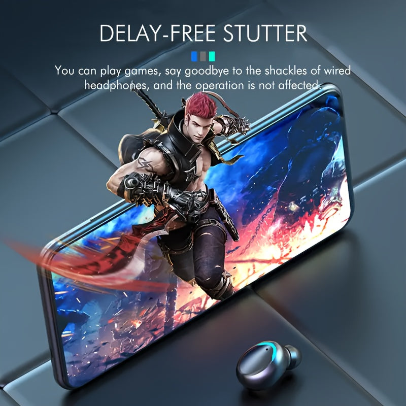 Draadloze oplaadbare koptelefoon - touch & volume control, compatibel met telefoons