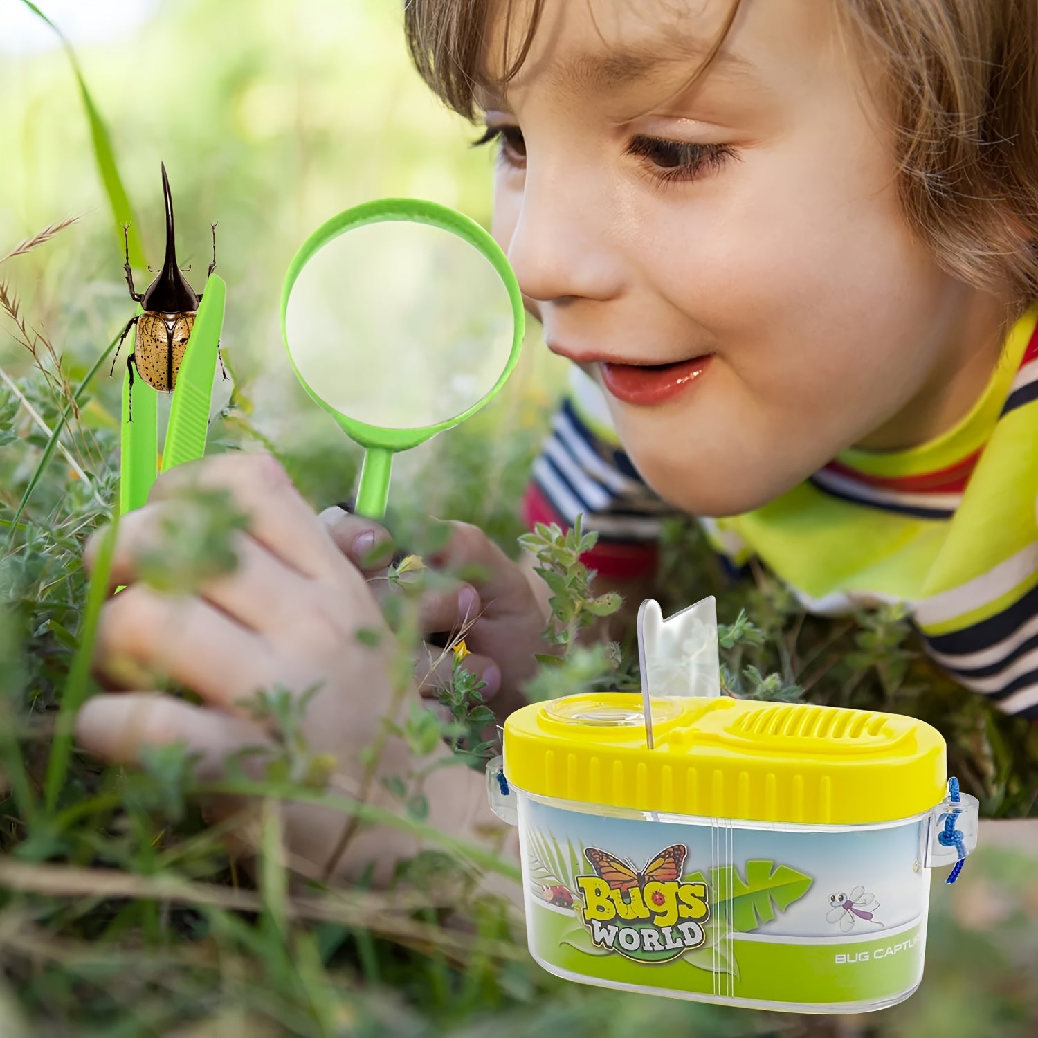 Montessori Verkennersset voor Kinderen | 5-delig Educatief Avonturenpakket met Insectenkit