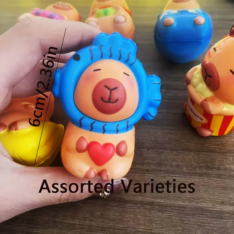 Capibara Adventskalender 2025 met 24 Verrassingen - Aftelkalender Speelgoed voor Jongens en Meisjes - Kerst Cadeau voor Kinderen