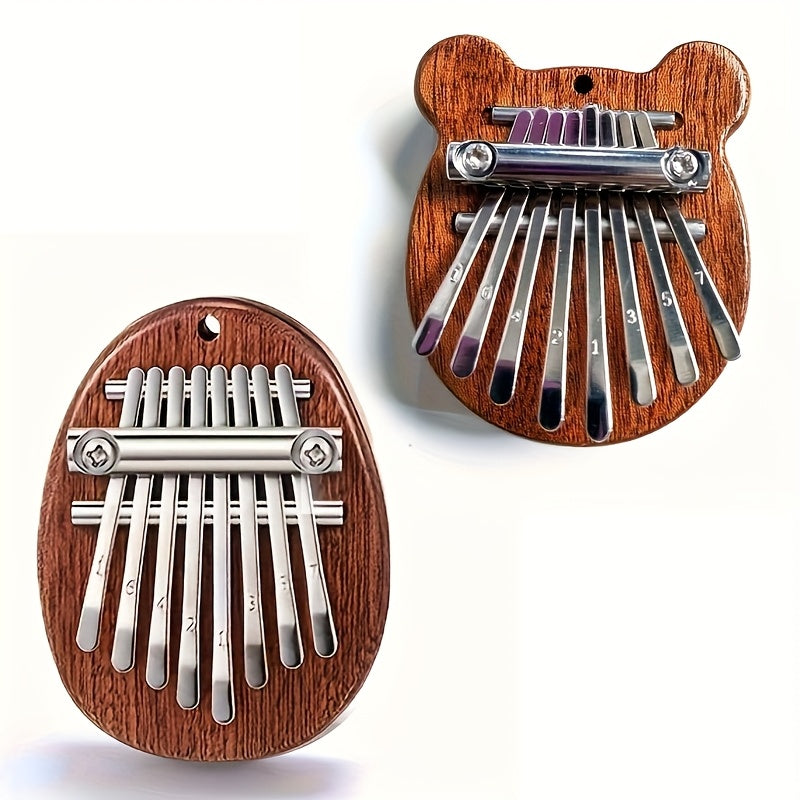 Mini Kalimba 8 Toetsen | Vingerduim Piano Muziekinstrument, Cadeau Jong & Oud