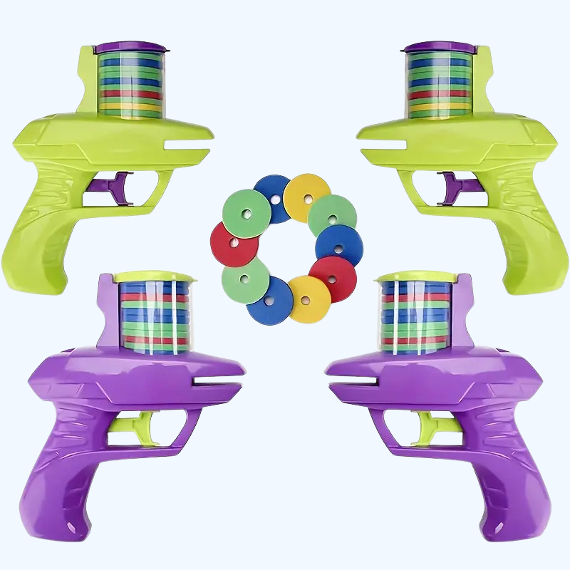 Leuke Schuim Disc Blaster | Handheld Shooter met Zachte Schuimschijven voor Binnen- en Buitenspelen voor Kinderen en Volwassenen