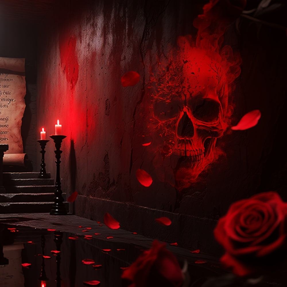 Halloween LED projectielamp - draagbare USB lamp, binnen & buiten decoratie