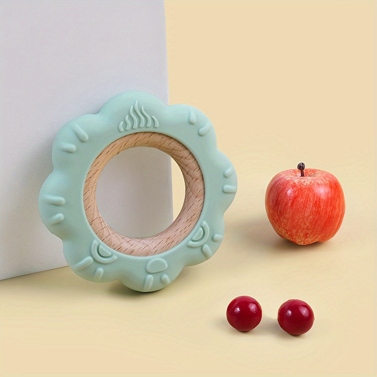 Siliconen Bijtring Ring | BPA Vrije Zachte en Getextureerde Bijtspeeltjes voor Baby’s 0 tot 2 Jaar