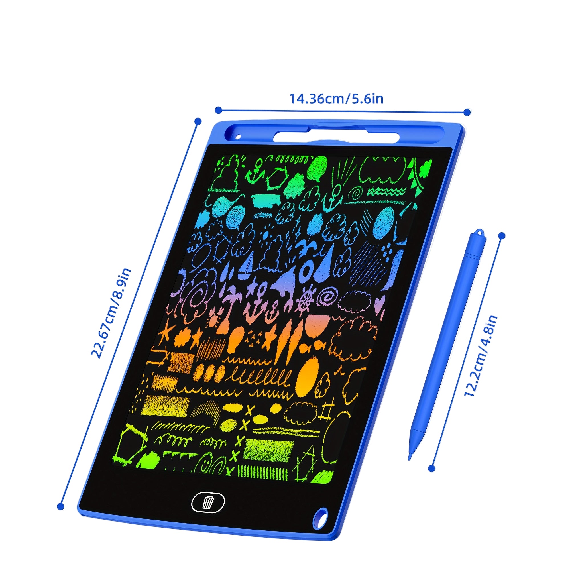 5-delig kleurentekenbord|Wissen met één klik – Creatief kinderspeelgoed