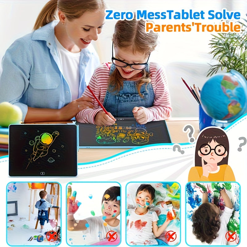 Extra Groot 16-Inch LCD Schrijftablet voor Kinderen en Volwassenen - Digitale Tekentablet voor Jongens en Meisjes - Ideaal voor School, Kantoor en Thuis