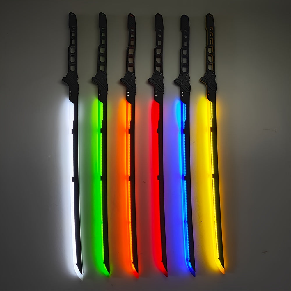 LED Samoerai Zwaard - 80cm Cyberpunk Katana Acryl met Verlichtingsfunctie - Cadeau voor Cosplay- en Animefans