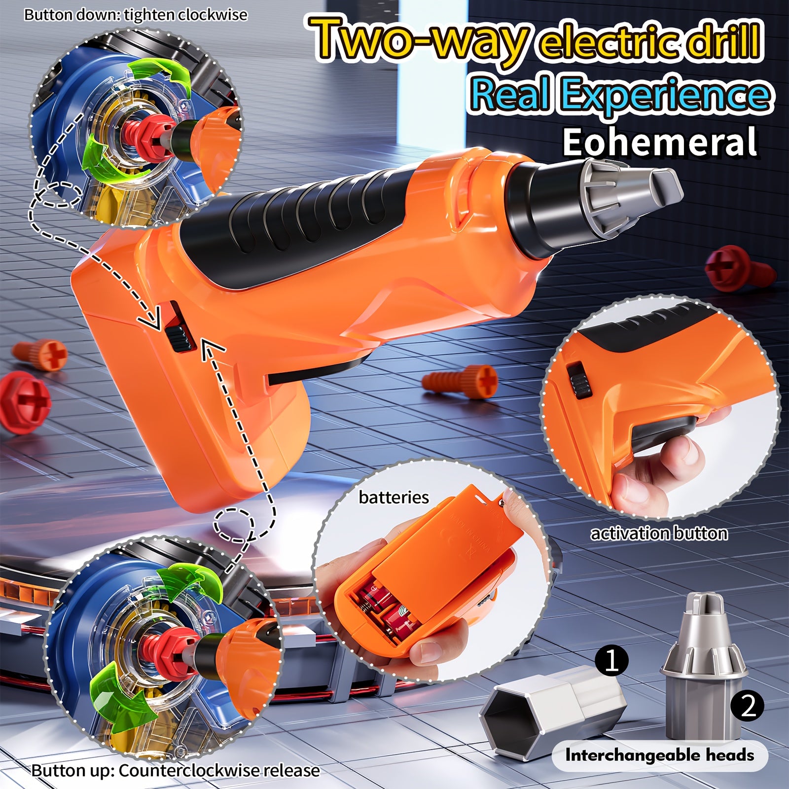 Kinder Speelgoed Motoren | Gesimuleerde motoren, rollenspel en reparatie, perfect cadeau