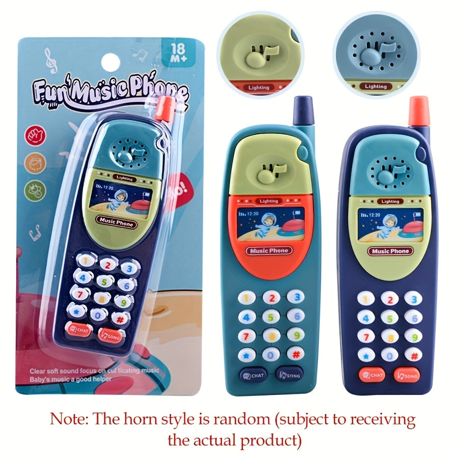Educatieve Speelgoedtelefoon voor Kinderen van 1-6 Jaar - Interactief Leerspeelgoed met Muziek, Letters en Cijfers voor Baby, Peuter en Kleuter - Cadeau voor Jongens en Meisjes