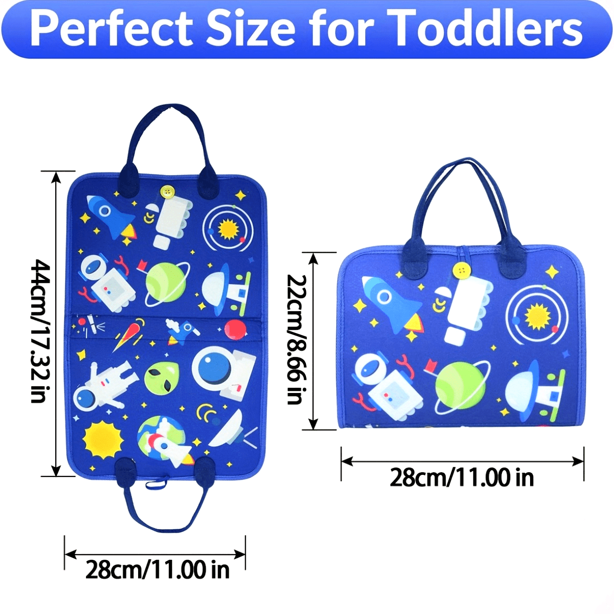 Busy Board 12-in-1 | Educatief Sensorisch Boek | Reisspeelgoed voor Peuters 0–3 Jaar