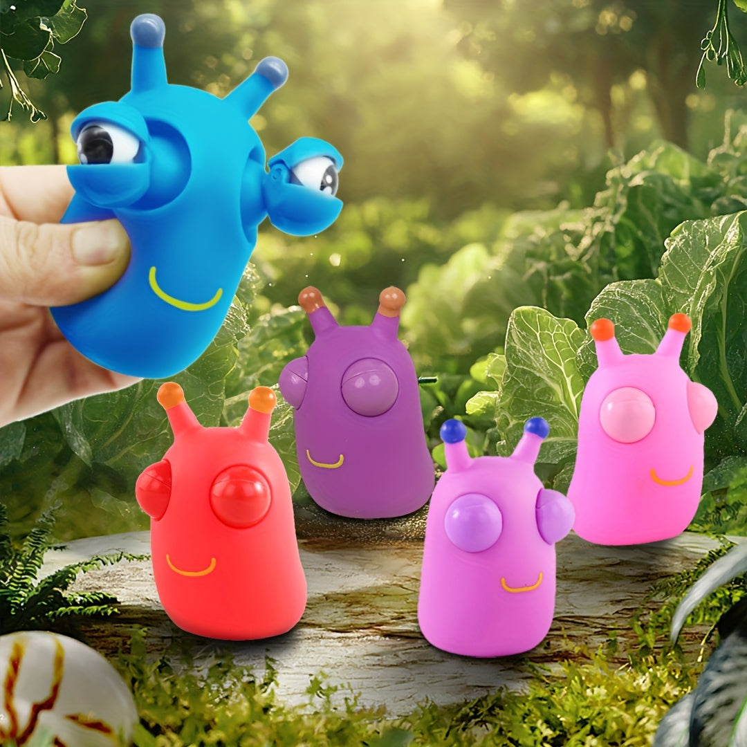 Kleurrijke Rups Squeeze Speelgoed | Leuk Pop-Up Fidget Speelgoed (3-6 Jaar) | Ideaal voor Feestjes & Cadeaus
