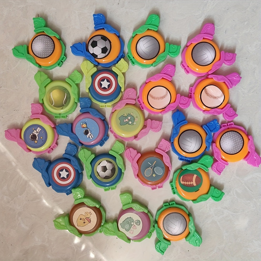 20 Stuks Mini UFO Katapult Speelgoed | Handheld Vliegende Schotels voor Feestjes en Goodiebags