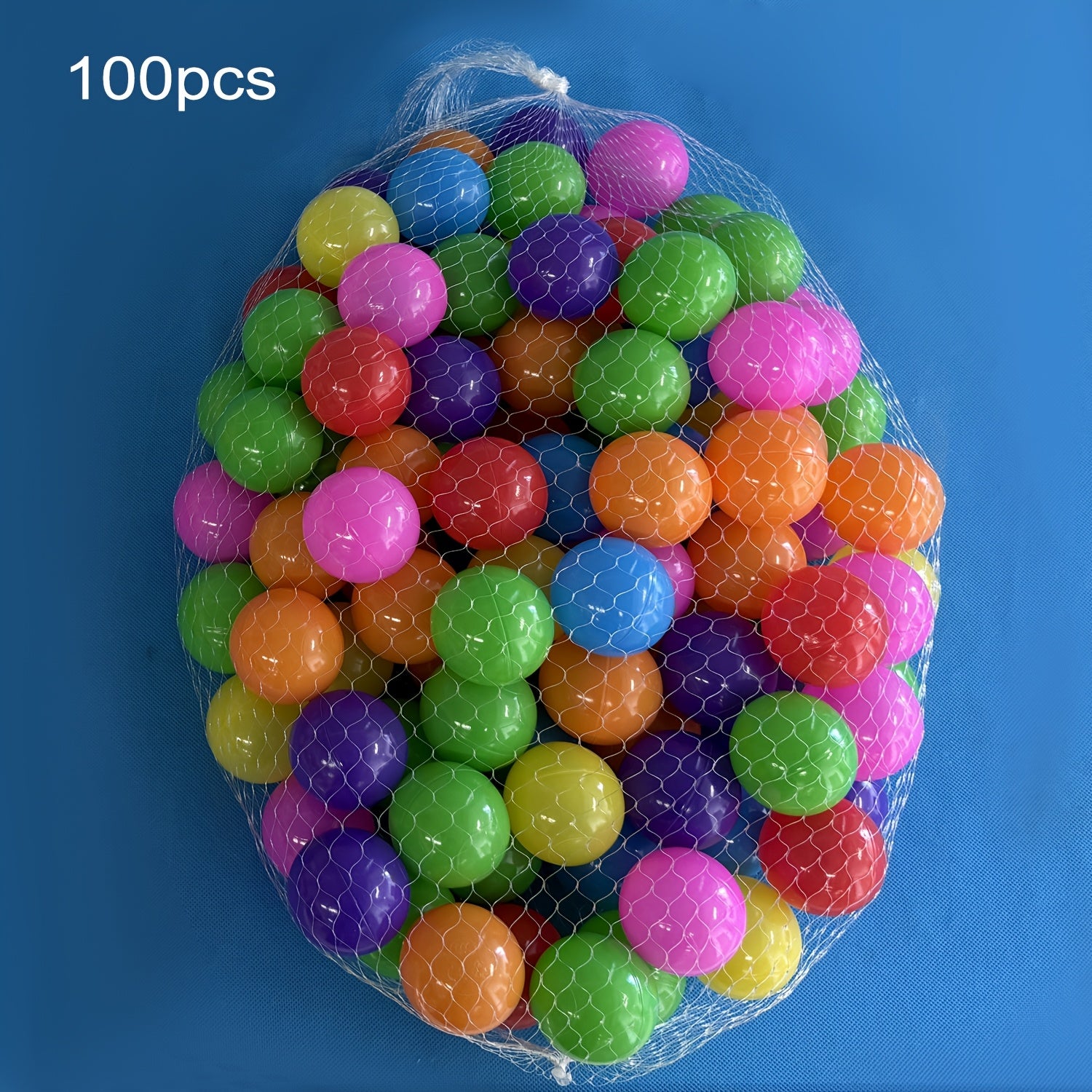 100 Gekleurde Ballen voor Ballenbak en Zwembad | Voedselveilig & Stevig