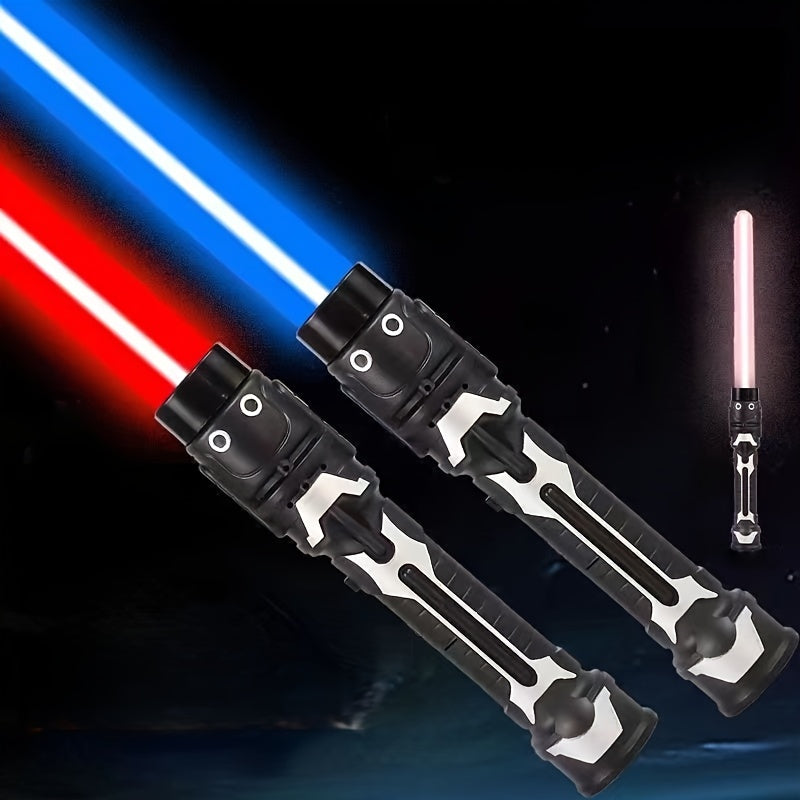 2 Stuks Officiële Lightsabers | Uitschuifbare duel zwaarden rood & blauw, cosplay en feestaccessoires
