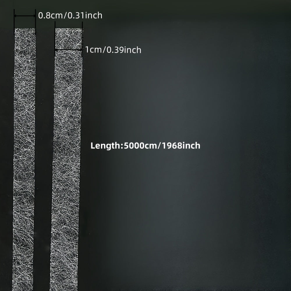 Zelfklevende Zoomtape 50m | Strijkbare Pantalon Zoomband Zonder Naald & Draad, Wit