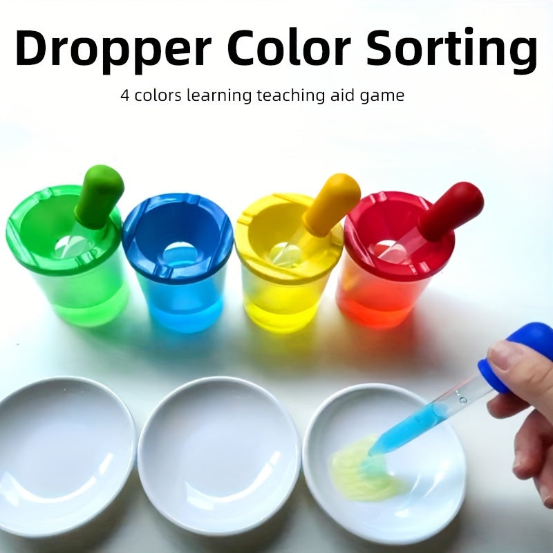 Water Sensory Speelset | Pigment Dropper | Wetenschapsspel | Motoriek Ontwikkeling | Halloween, Kerst Cadeau