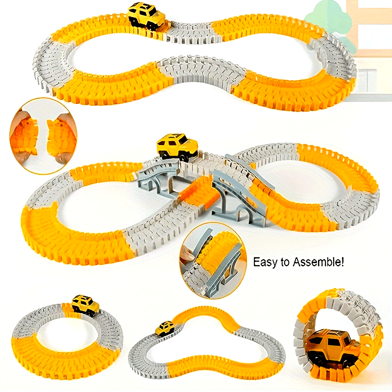 DIY Elektrische Trein Baan | Bouw- & Railvoertuigen | Educatief | Cadeau voor Kinderen