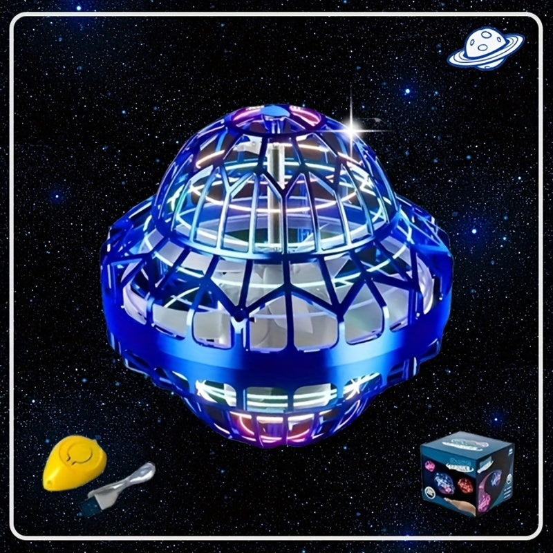 UFO Boomerang Flying Ball met LED Licht – Handgestuurde Zweefbal voor Kinderen | Indoor & Outdoor Magisch Speelgoed vanaf 6 Jaar, Draaien, Terugkomen & Zweven