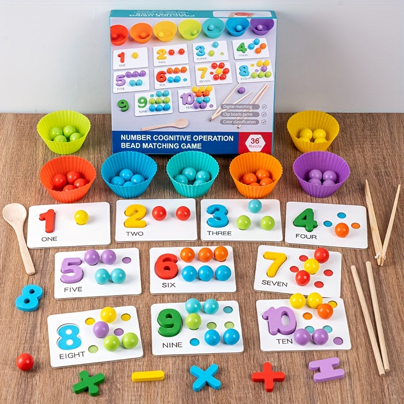 49-delige Houten Educatieve Set | Dierpuzzels en Kleurenherkenning Speelgoed