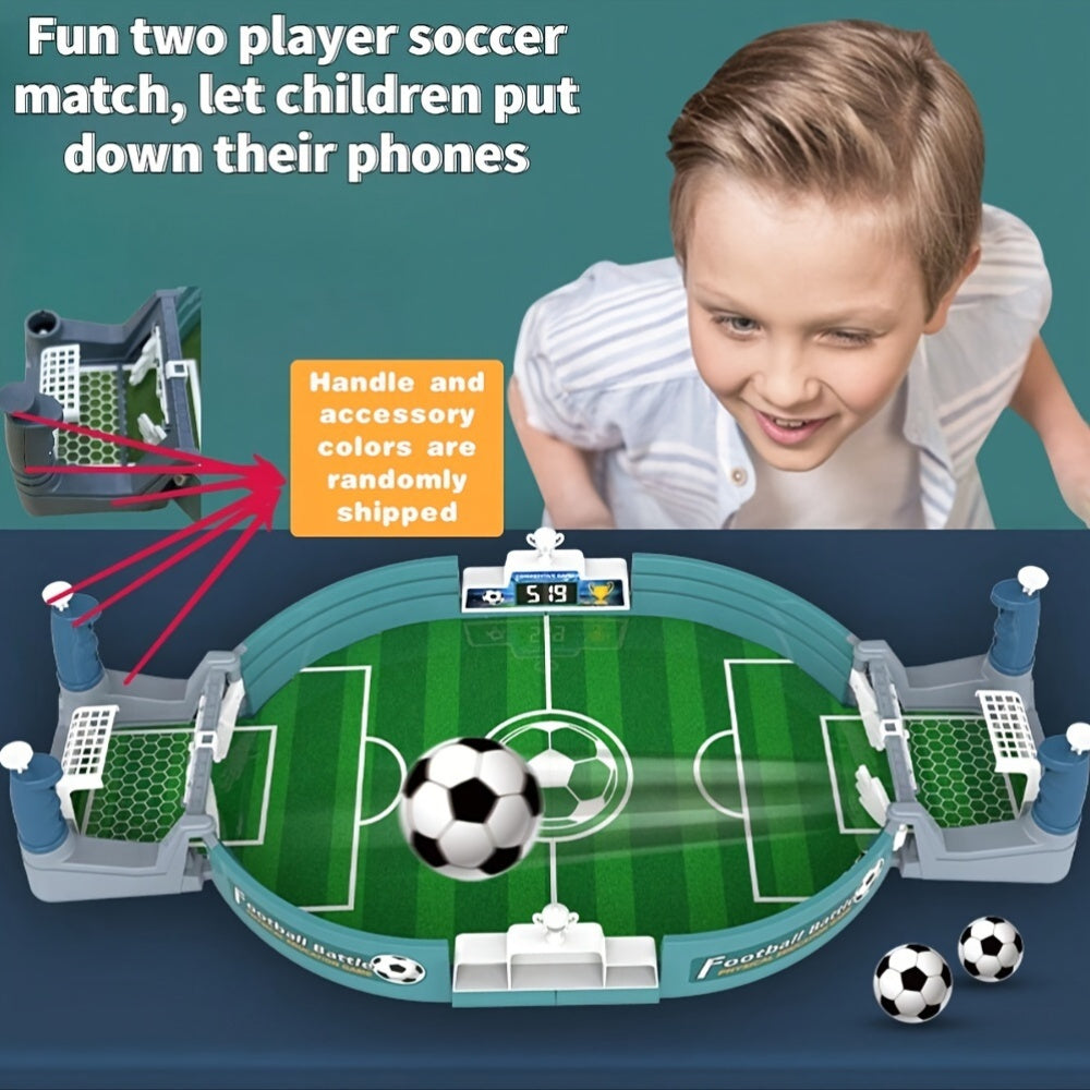 Interactief Tafelvoetbal Spel voor Kinderen met 2/4/6 Ballen - Educatief Sport Tafel Speelgoed voor Kinderen van 3-6 Jaar, Ideaal voor Kerst, Halloween en Dankzegging Cadeaus
