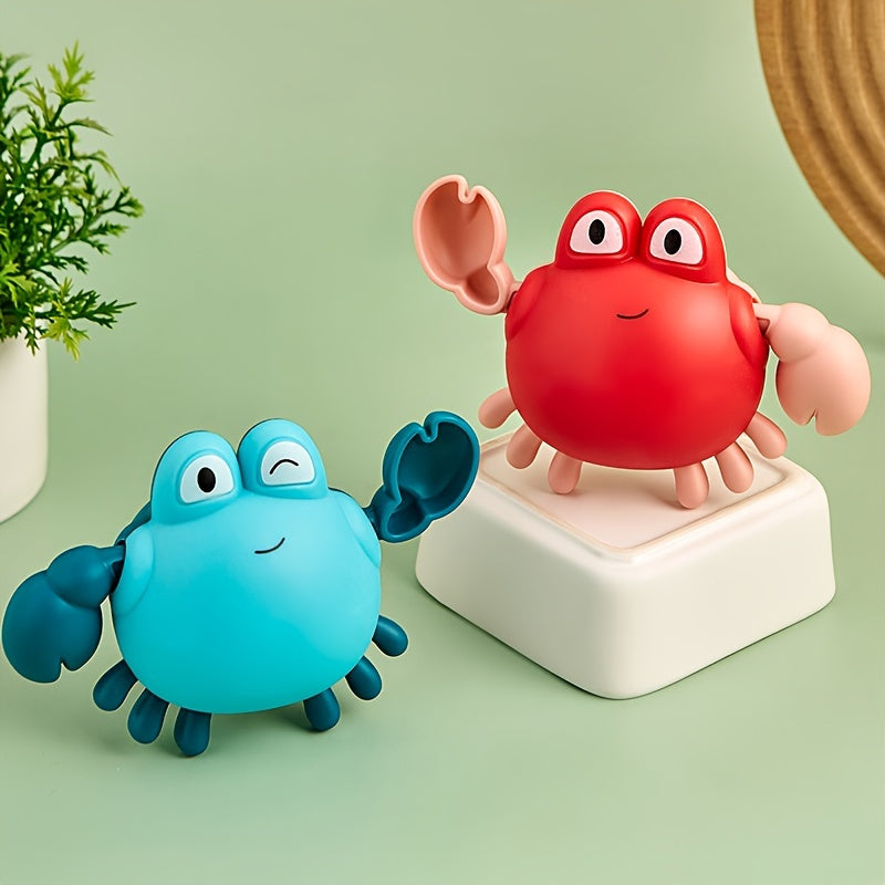 Schattige Krab Waterspeelgoed voor Kinderen | Dierlijk Badspeelgoed Bewegend Speelgoed voor Kinderen 1-3+ Jaar