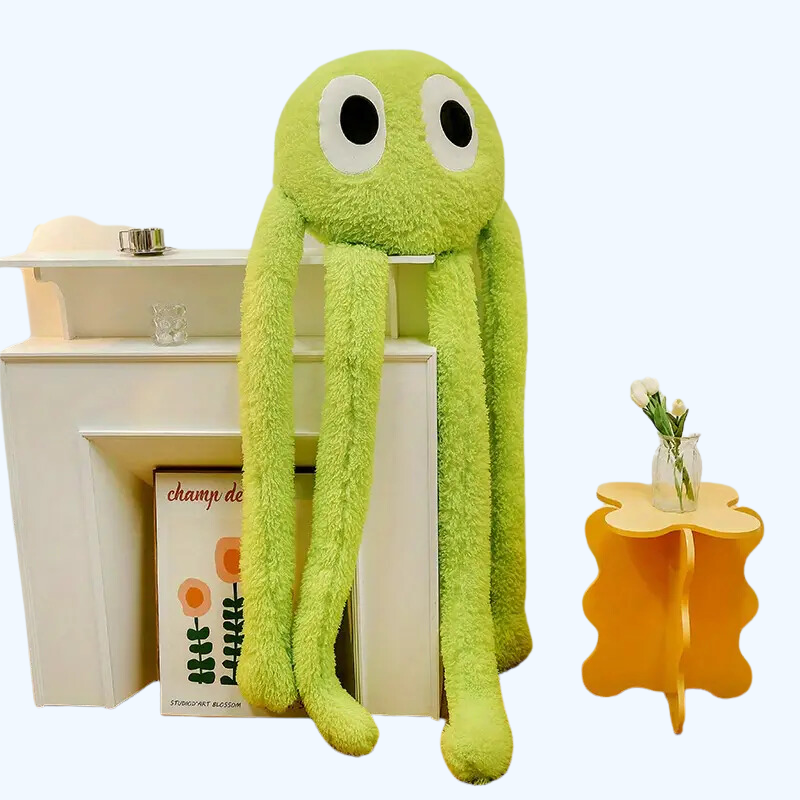 Schattige Octopus Knuffel met Lange Benen | Zacht Monster Pop Speelgoed | Ideaal Cadeau voor Kerst & Verjaardagen