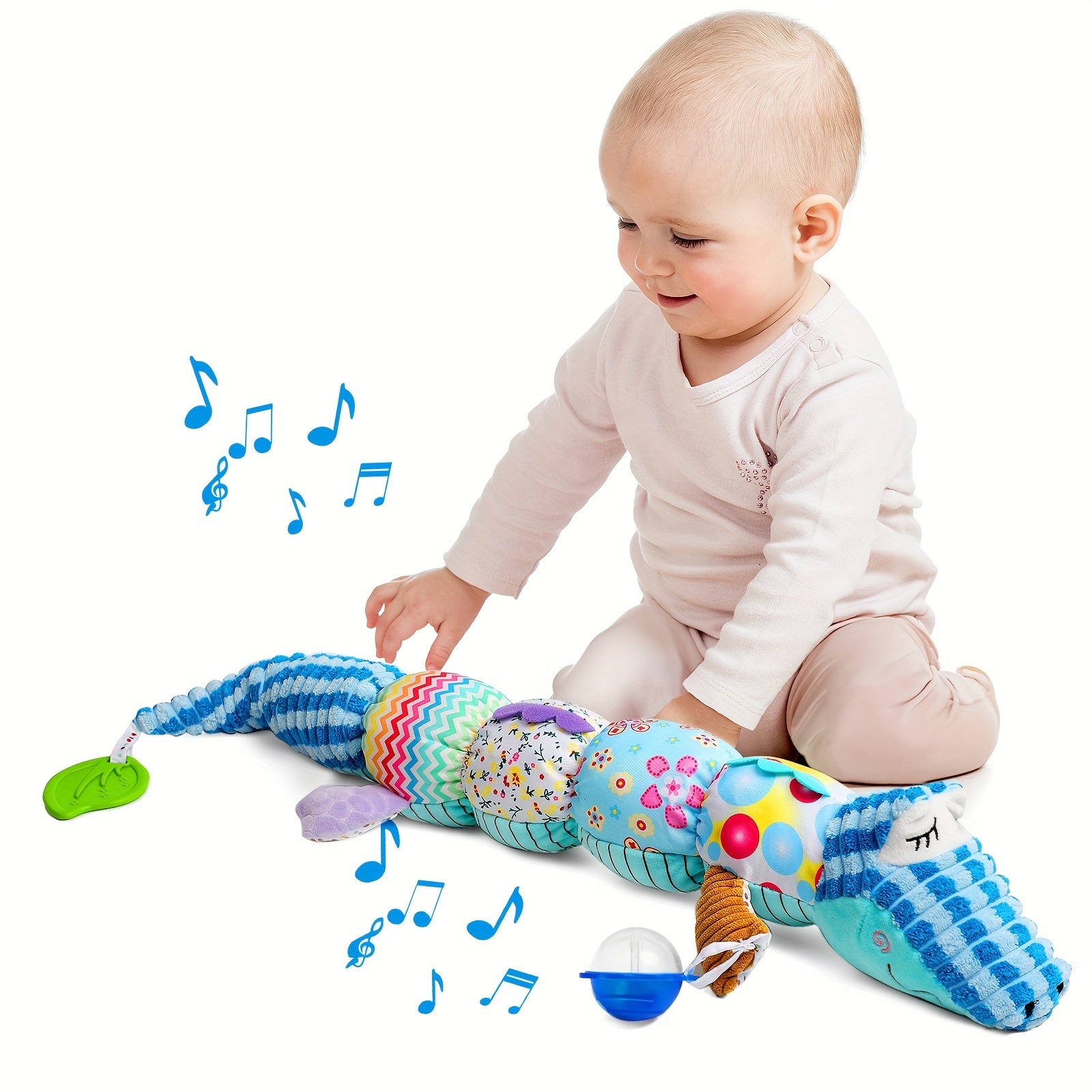 Interactief Muzikaal Baby Speelgoed | Zacht Voel Speelgoed voor 0-12 Maanden | Perfect Cadeau voor Feestdagen & Geboorten
