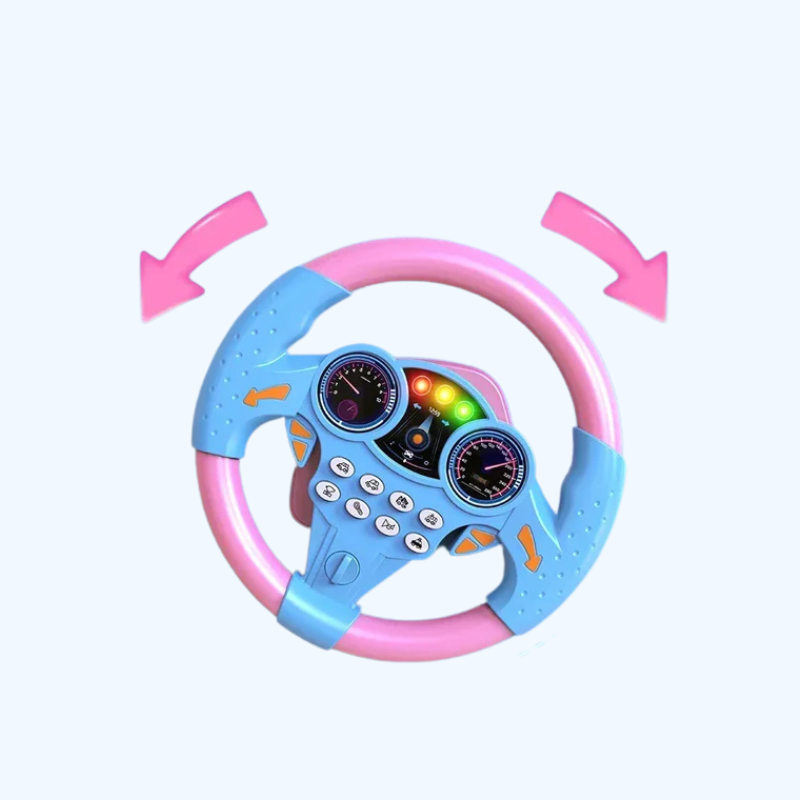 Baby Shining Simulatie Stuurwiel Speelgoed Kinderen Kinderen Vroege Educatie Copilots Kinderwagen Stuur Vocaal Speelgoed