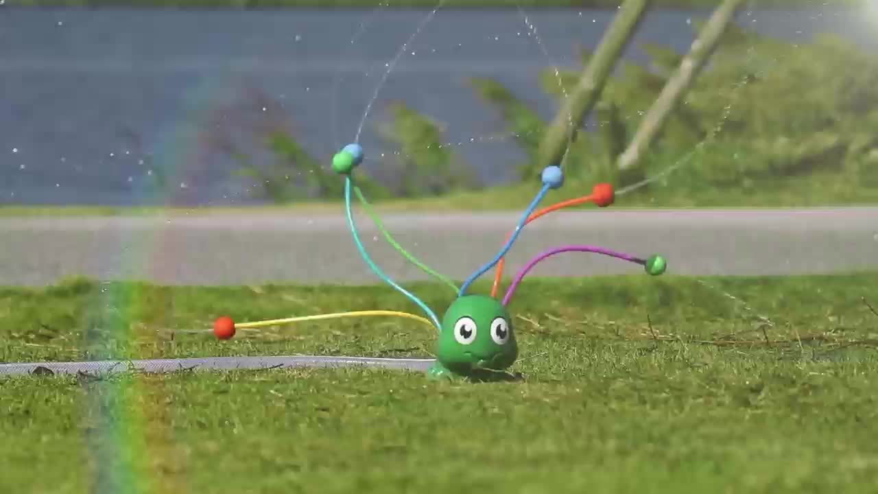 Watersproeispeelgoed met 6 Slangen – Automatisch Buitenspel voor Jongens en Meisjes vanaf 3 Jaar | Onmisbaar Zomerplezier, Gemaakt van Stevig Kunststof