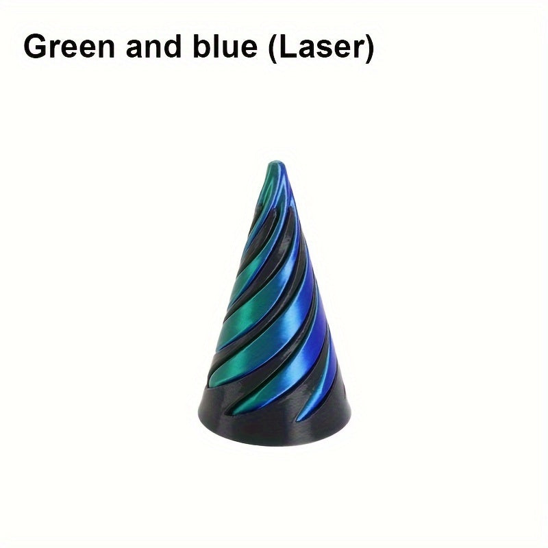 Dubbelzijdige Kinetische Spinning Cone | 3D Spiraalspeelgoed | Voor Leeftijd 14+ | Halloween/Kerstcadeau