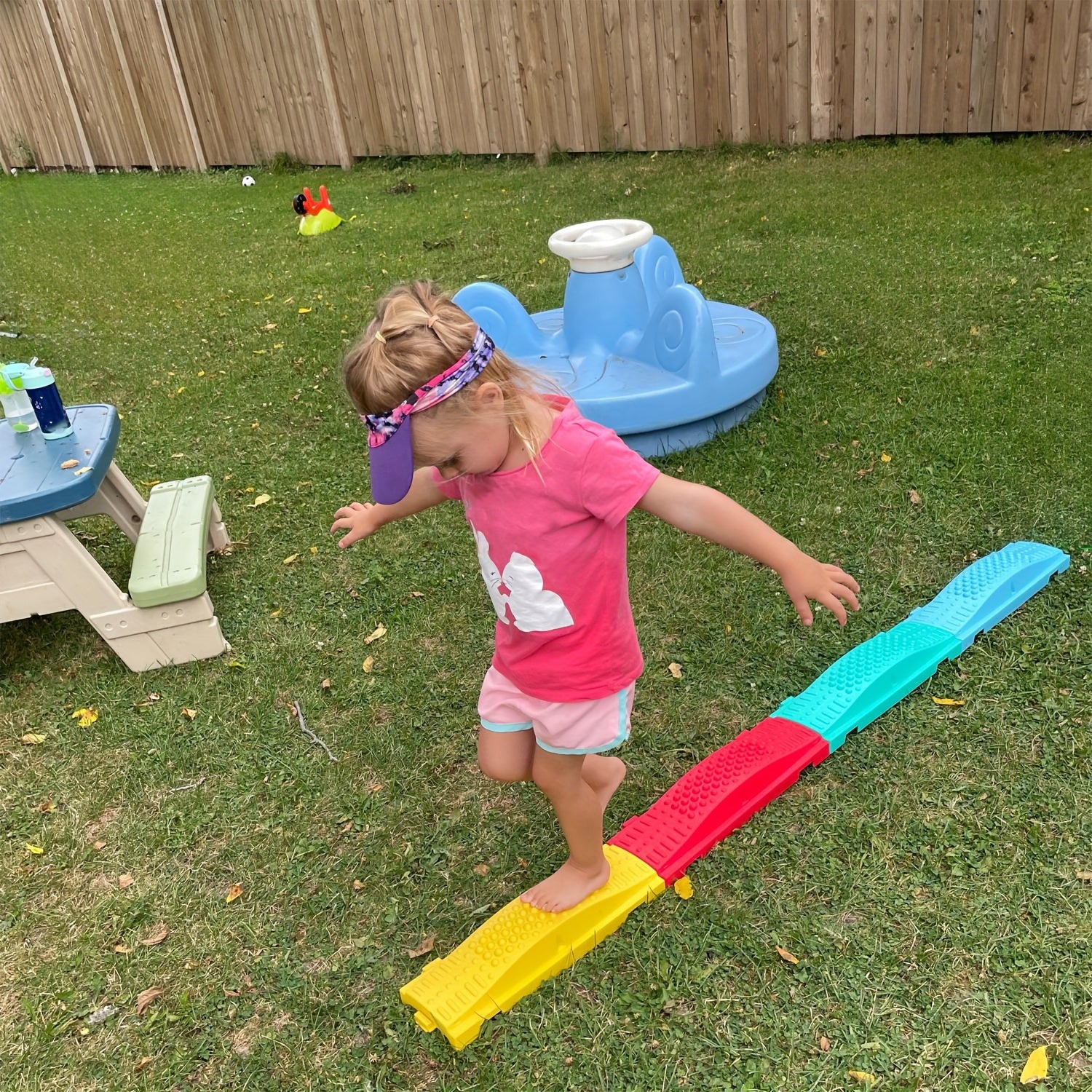 Evenwichtsbalk & Stapstenen Set | Balansspeelgoed 3+ Jaar