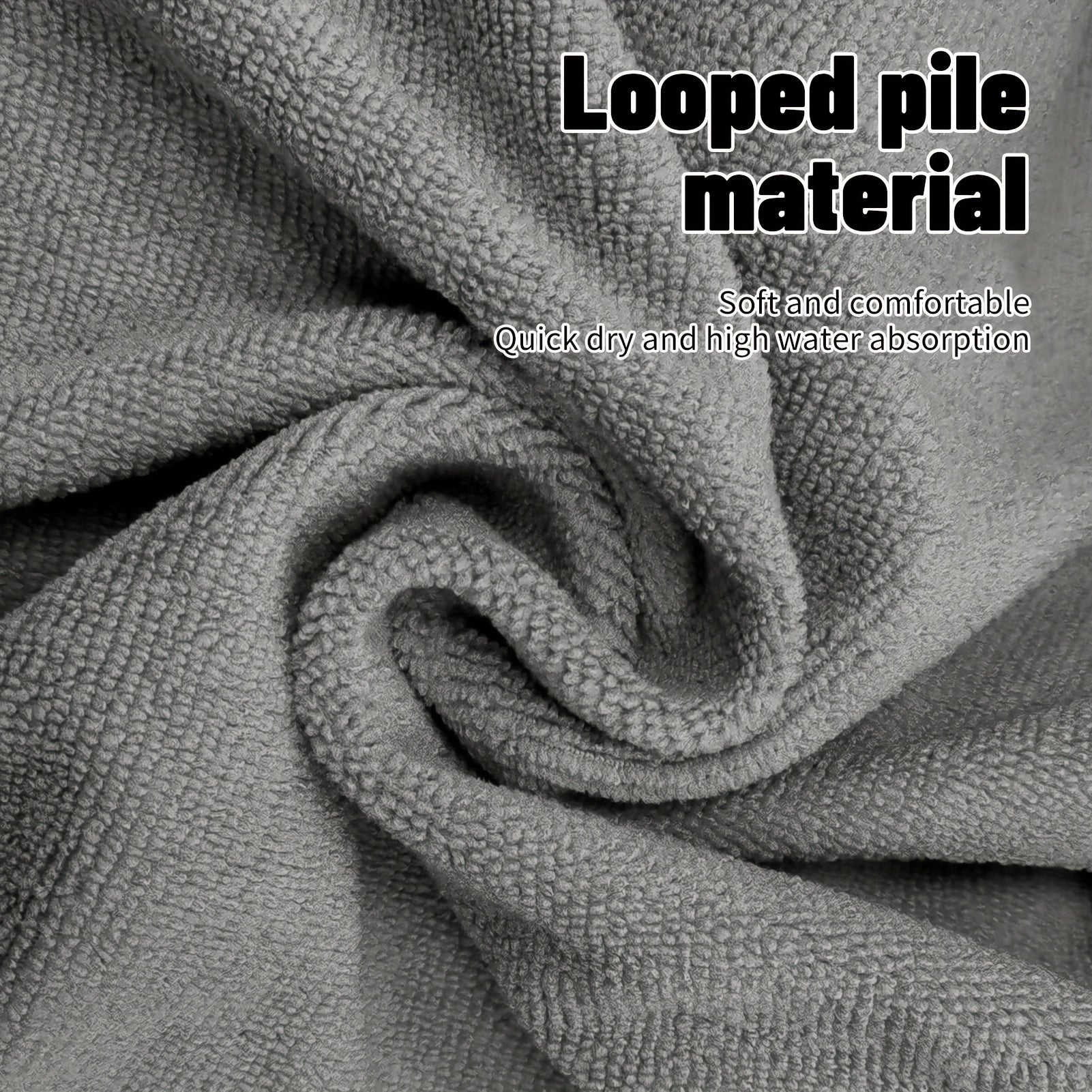 Microfiber Zwem Poncho Towel Robe met Kap | Sneldrogend, Super Absorberend, Warm en Lichtgewicht