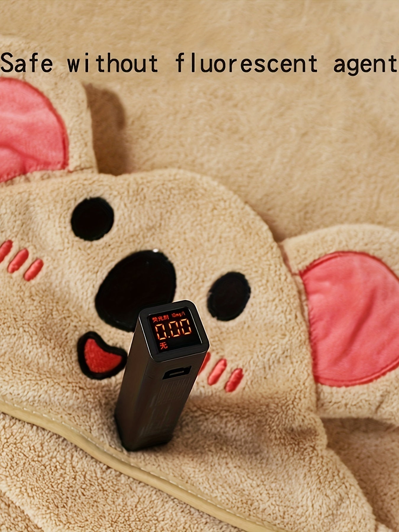 Kinderbadjas microvezel | Sneldrogend strand & douche 0-3j