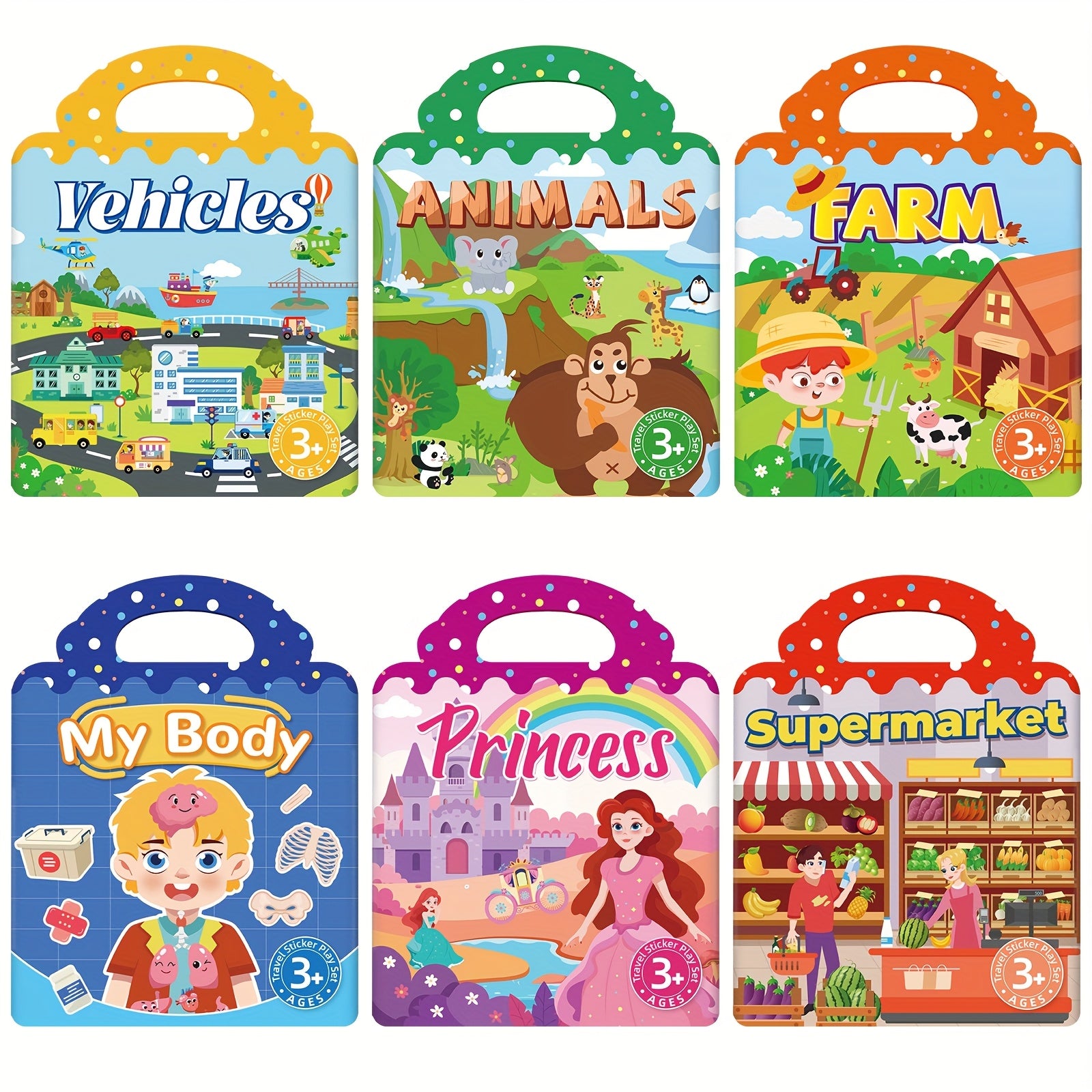 DIY Stickerboek voor Kinderen | Herbruikbare Plakboek met Bubbelstickers – Creatieve Activiteit voor Thuis of Onderweg