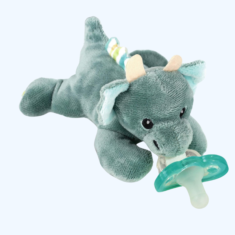 Draagbeer Pacifier Houder | USA Gemaakt, BPA-Vrije Fopspeen & Pluche | Perfect Baby Shower Cadeau