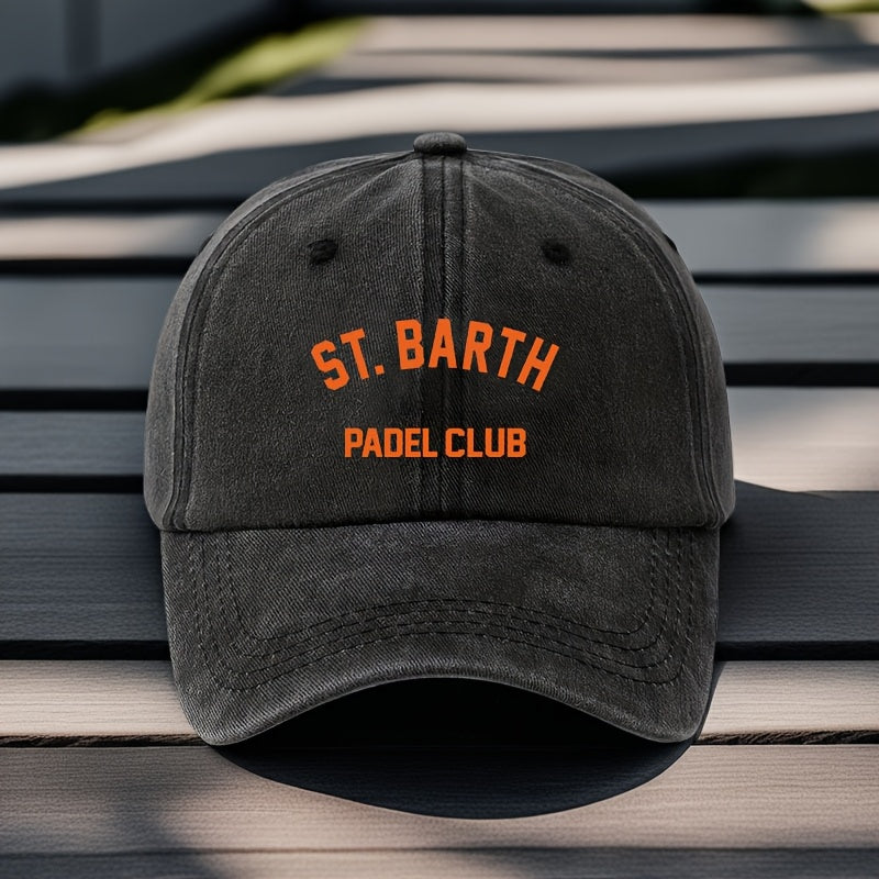 Vintage Cap Unisex | Verstelbare Padel Pet met Metalen Gesp | Lichtgewicht Sportieve Hoed voor Mannen & Vrouwen