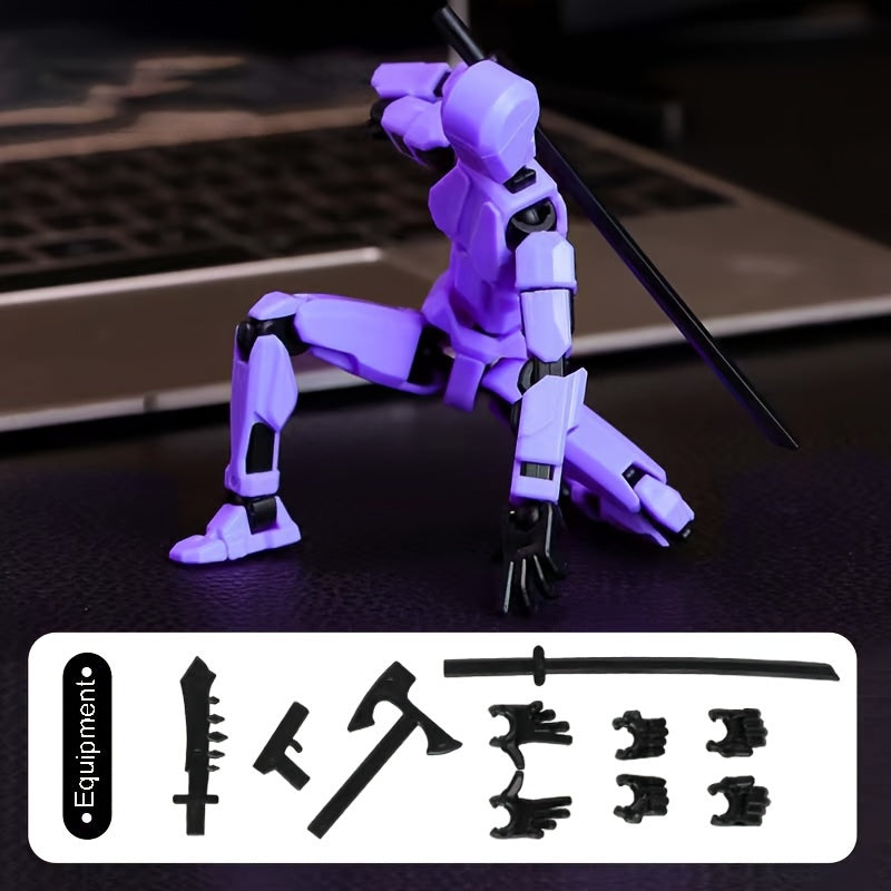 Robot Actiefiguur Set | 13 Scharnieren 3D-geprinte Pop Articuleerbaar Verzamelbaar Speelgoed voor Kinderen van 3-8 Jaar