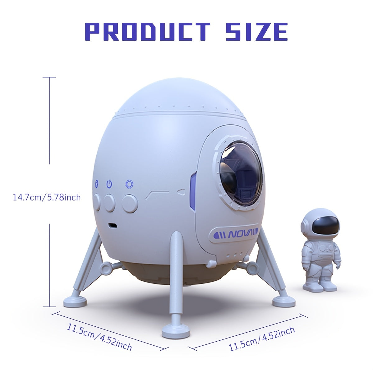 Astronaut Galaxy Licht Projector |  Plafond Nachtlampje met Timer, Voor Slaapkamer