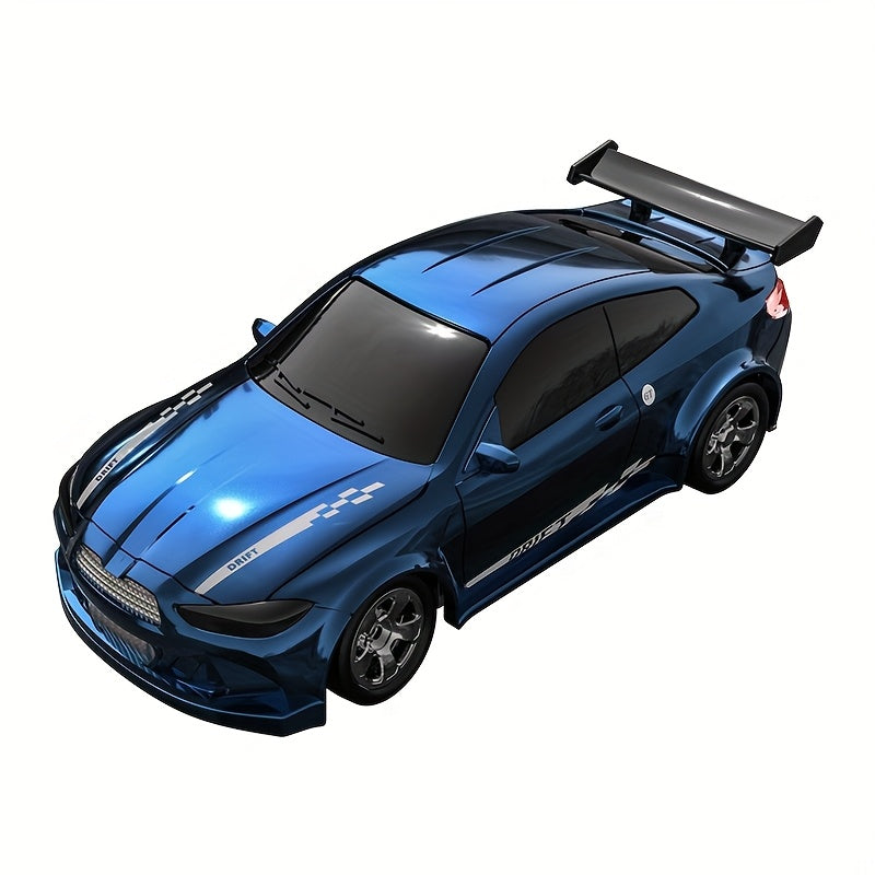 Mini 4WD RC Auto – Drift Racewagen met Lichten, Type-C Opladen, Cadeau 3+