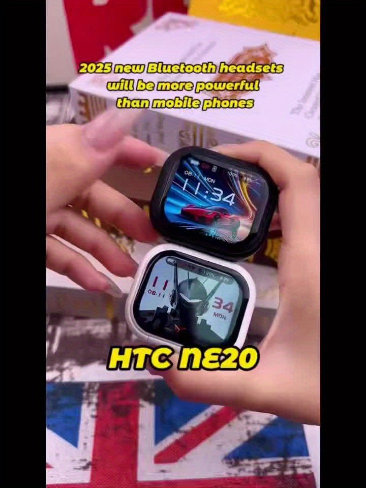 Draadloze koptelefoon 131 talen - LED display, hifi geluid, touch control & lange batterijduur