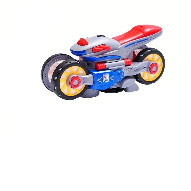 Stunt Spin Motorfiets | Speelgoed met Muziek & Kleurrijke Lichten